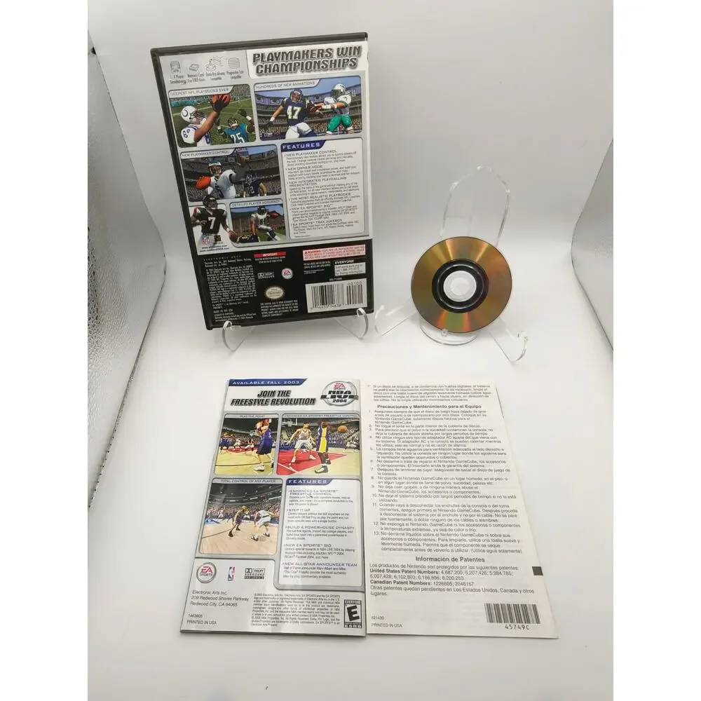 Madden NFL 2004 GameCube CIB Tested on Wii Michael Vick